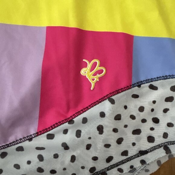 Lucky in Love Bethanie Mattek-Sands Women's Tennis Sleeveless Top Size L - Picture 3 of 5